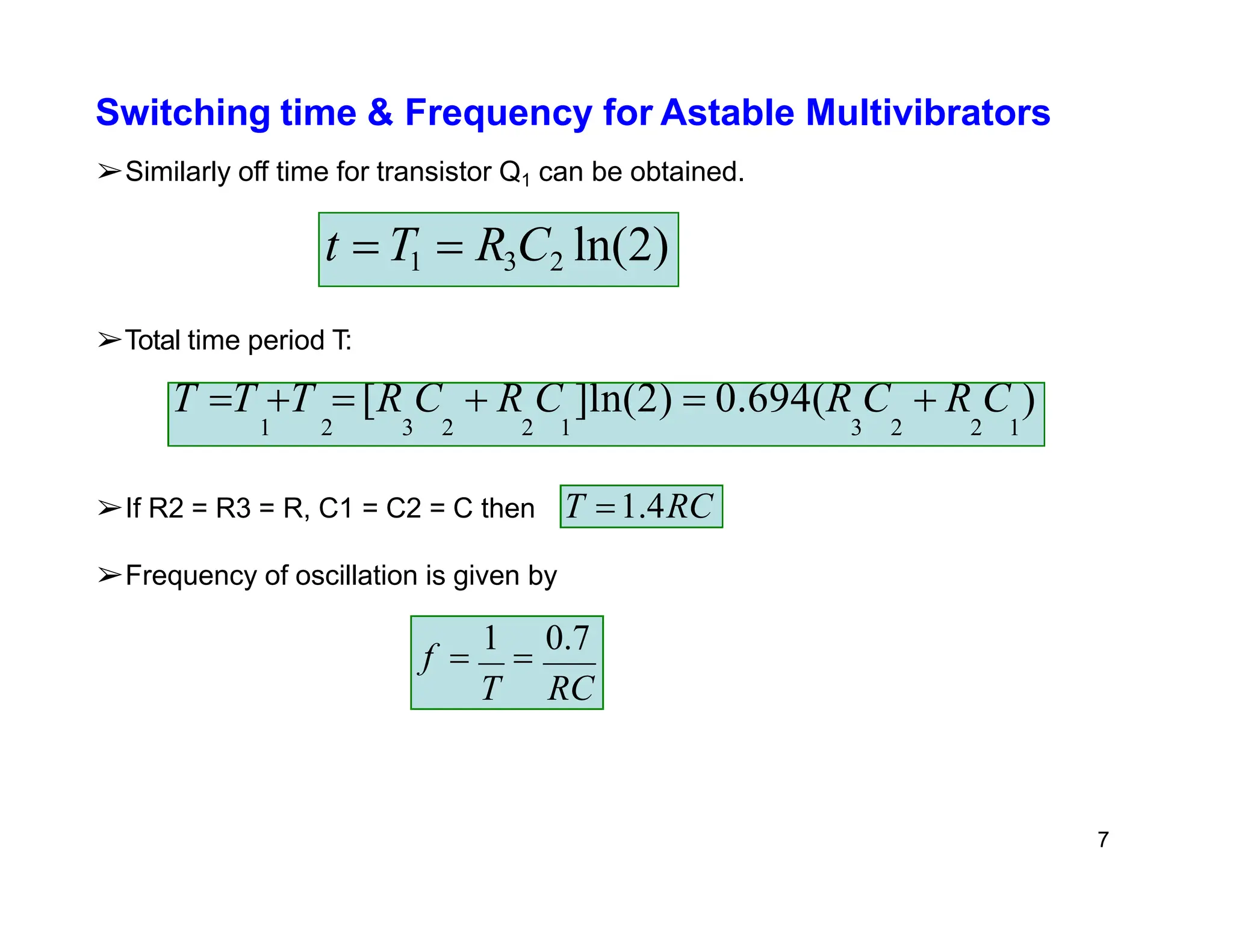 Multivibrators-Astable, Bistable and Monostable.pptx