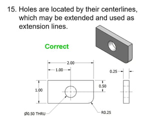 Multi view dimensioning rules   notes