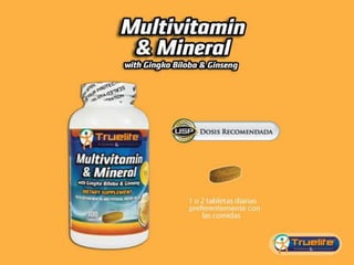 Multivitamin & Mineral  Días activos con energía y protección!