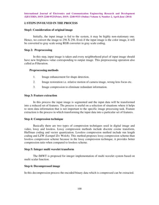MULTI WAVELET BASED IMAGE COMPRESSION FOR TELE MEDICAL APPLICATION | PDF