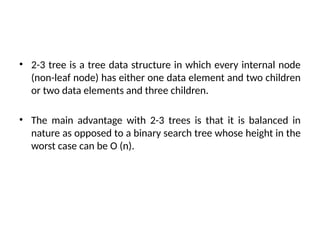 Comprehensive Overview of Multiway Trees and 2-3 Trees in Data ...