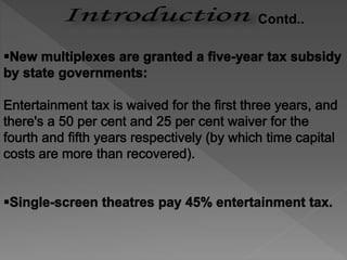 Multiplexes ppt (Mall Management) | PPTX