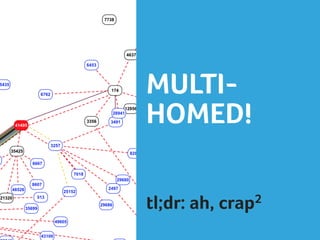 MULTI-
HOMED!
tl;dr: ah, crap2
 