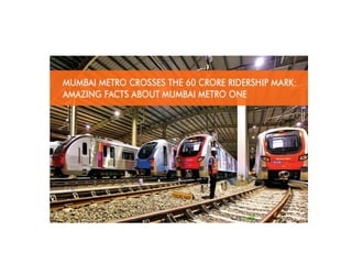 Mumbai Metro Crosses the 60 Crore Ridership Mark: Amazing Facts About Mumbai Metro One
