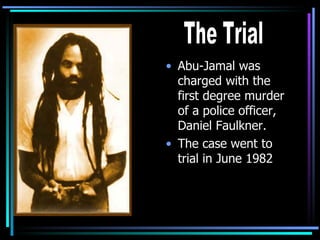 Mumia Abu-Jamal Powerpoint | PPT