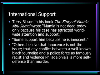 Mumia Abu-Jamal Powerpoint | PPT