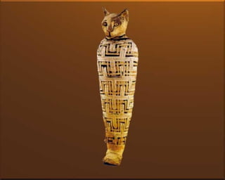 Mummies and coffins in ancient Egypt
