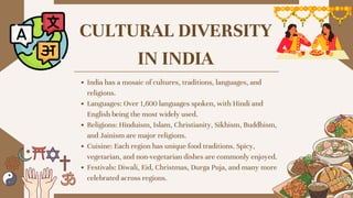 Geography and cultural diversity in india | PDF