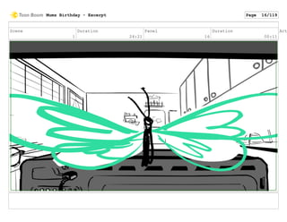 Scene
1
Duration
24:21
Panel
16
Duration
00:11
Act
Mums Birthday - Excerpt Page 16/119
 