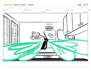 Scene
1
Duration
24:21
Panel
17
Duration
00:14
Act
Mums Birthday - Excerpt Page 17/119
 