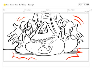 Scene
3
Duration
01:03
Panel
2
Duration
00:05
Act
Mums Birthday - Excerpt Page 51/119
 