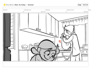 Scene
4
Duration
05:07
Panel
1
Duration
00:05
Act
Mums Birthday - Excerpt Page 53/119
 