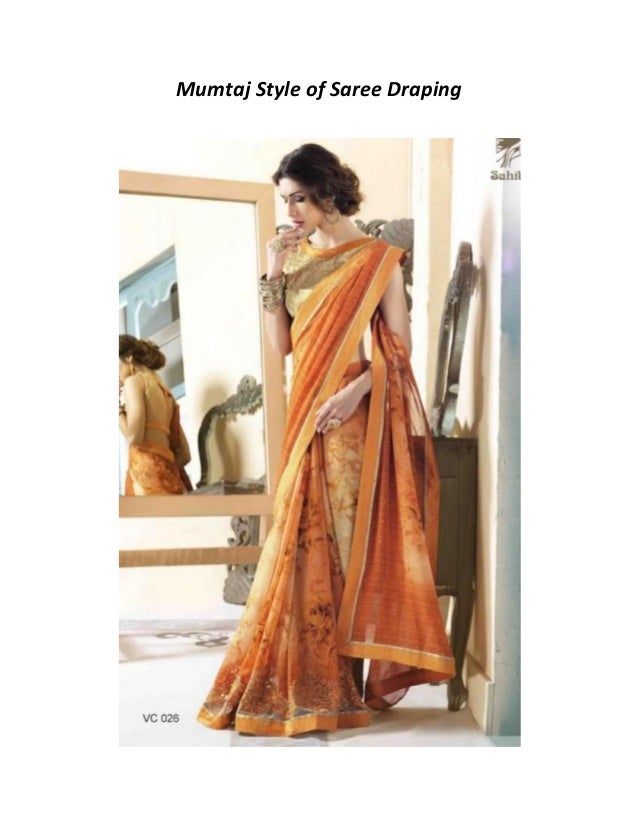 Mumtaj Style Of Saree Draping