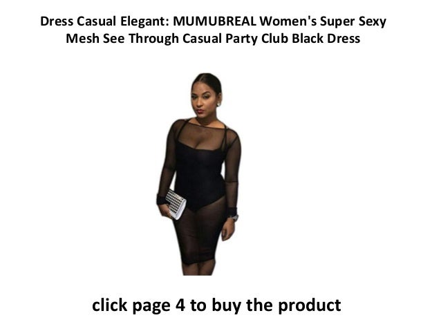 Casual Elegant Wedding Dresses Mumubreal Women S Super Sexy Mesh See