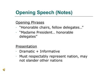 Comprehensive Guide to Model United Nations: Procedures, Research, and ...