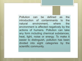 POLLUTION | PPTX