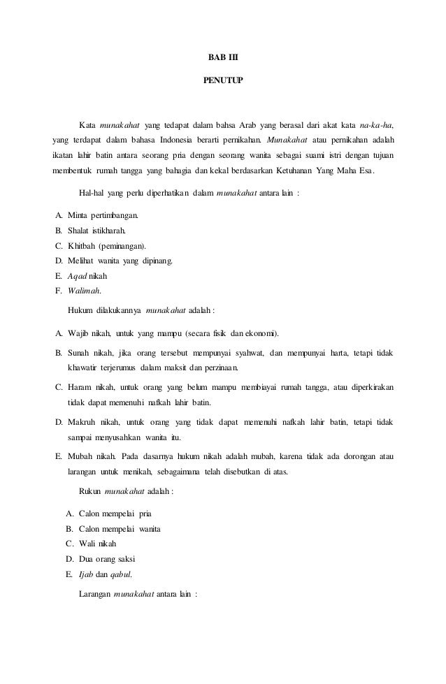 Makalah Pernikahan Dalam Islam