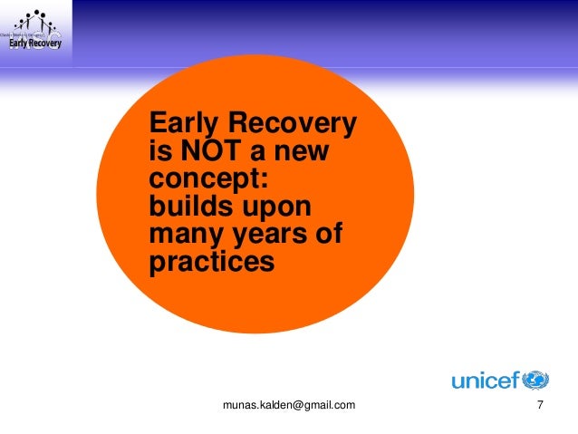 On Early Recovery by munas kalden