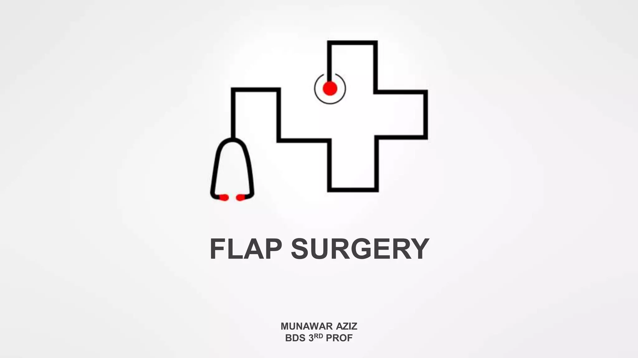 MUNAWAR AZIZ
BDS 3RD PROF
FLAP SURGERY
 