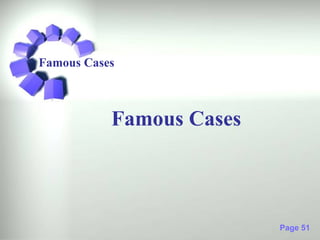 Famous Cases



           Famous Cases



                          Page 51
 