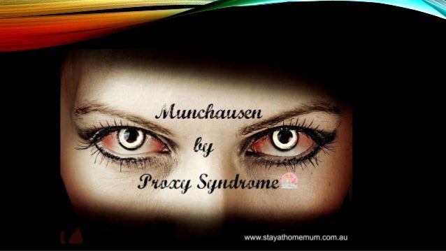 an introduction to the mental disorder munchausen by proxy Munchausen syndrome is a psychiatric disorder that causes an individual to in a variation of the disorder, munchausen by proxy (msbp), an individual,. an introduction to the mental disorder munchausen by proxy Munchausen syndrome is a psychiatric disorder that causes an individual to in a variation of the disorder, munchausen by proxy (msbp), an individual,.