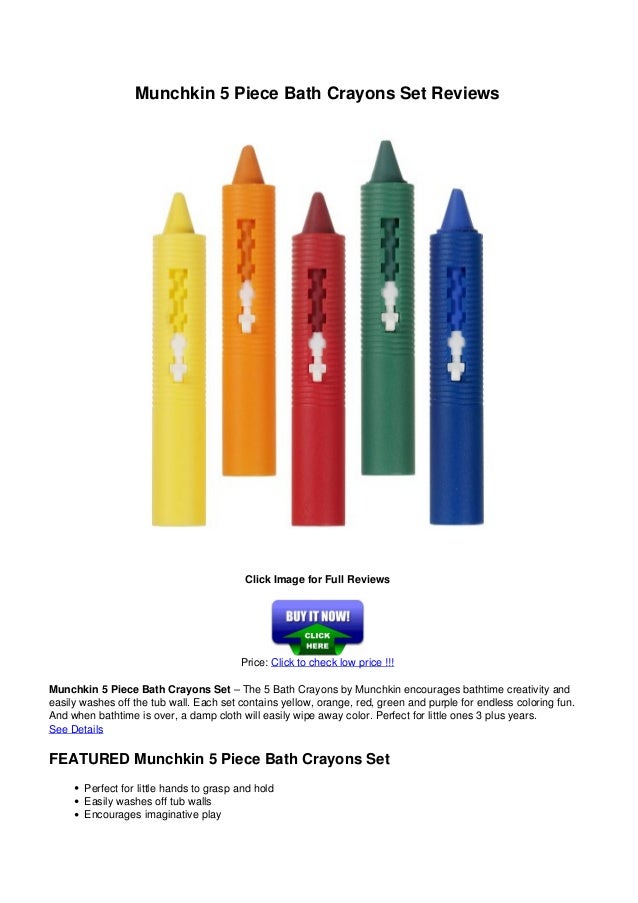 Munchkin 5 piece_bath_crayons_set_reviews