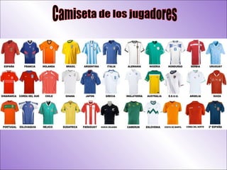 Camiseta de los jugadores 