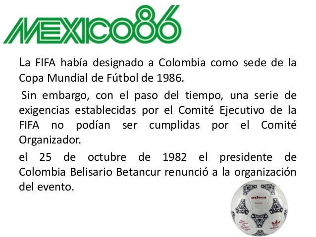 Resultado de imagen para mundial de colombia 1986