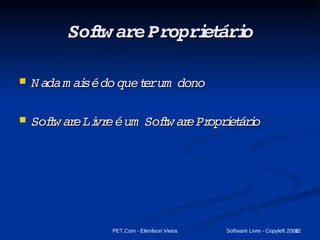 O que é software livre? 