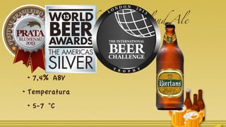 3. Bierland Belgian Blond Ale
Estilo
Belgian Blond Ale
Álcool (%)
7,4% ABV
Temperatura
5-7 °C
 