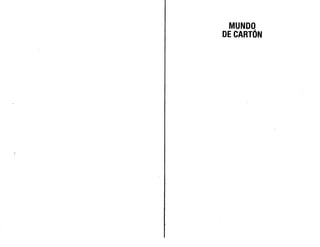 MUNDO DE CARTON cuento completo en español | PDF
