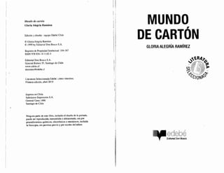 MUNDO DE CARTON cuento completo en español | PDF