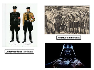 Uniformes de las SS y las SA
Juventudes Hitlerianas
 