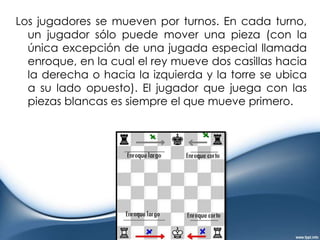 ReglamentoCuando el juego comienza, un jugador controla 16 piezas blancas y otro jugador controla 16 piezas negras. El color asignado a cada jugador suele sortearse. 