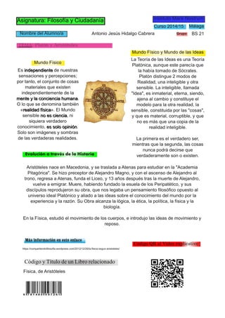 Más información en este enlace
Código QR al Vídeo explicativo
 