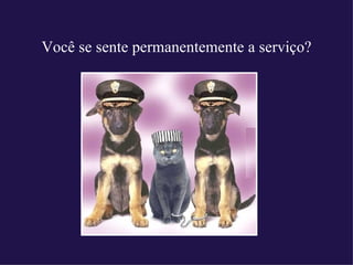 Você se sente permanentemente a serviço? 