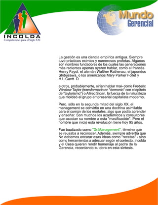 Mundogerencial Peter Drucker