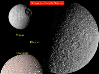 Outros Satélites de Saturno




Mimas

            Rhea ->


Enceladus
 