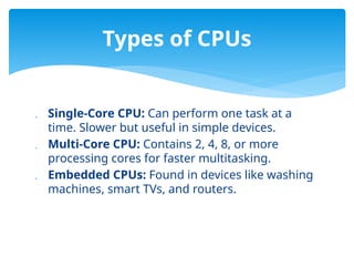 Understanding the Central Processing Unit: The Brain of Modern ...
