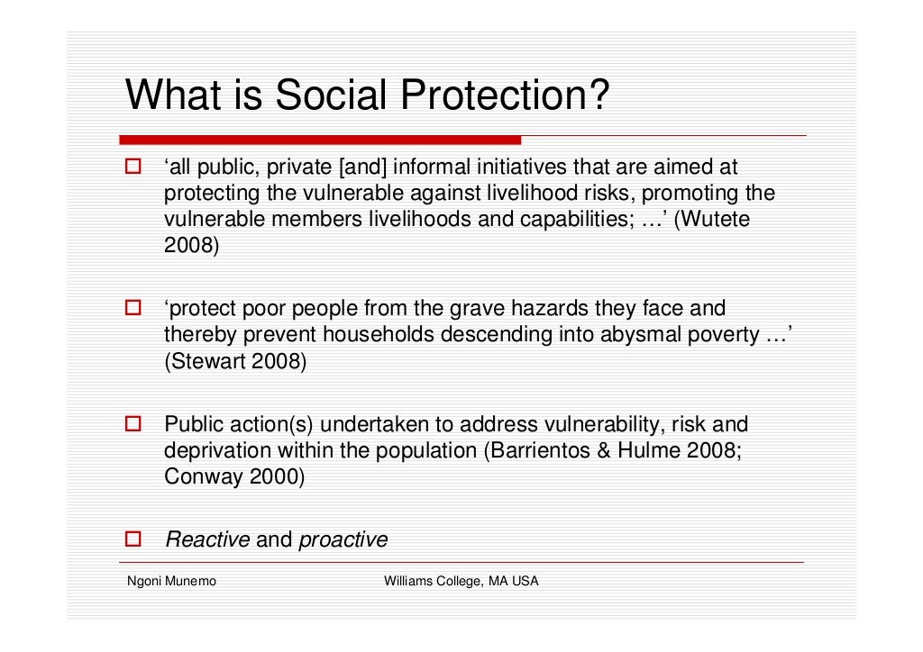 Social Protection