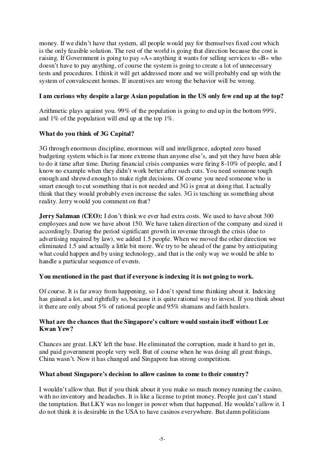 Munger's Wisdom and Notes on LKY in Daily Journal's Shareholder Meeti…