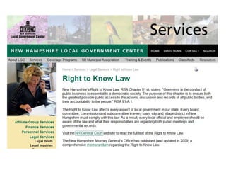 NH Right to Know Law
 