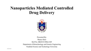 Nanoparticles Mediated Controlled Drug Delivery | PPTX