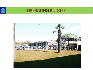 OPERATING BUDGET
 