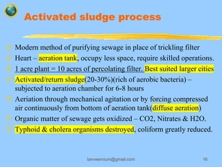 Municipal sewage disposal plant | PPT
