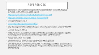 Municipal solid waste management in jamshedpur | PPTX