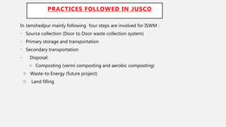 Municipal solid waste management in jamshedpur | PPTX