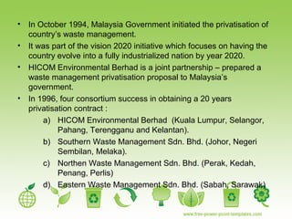 Municipal solid waste management in malaysia | PPT