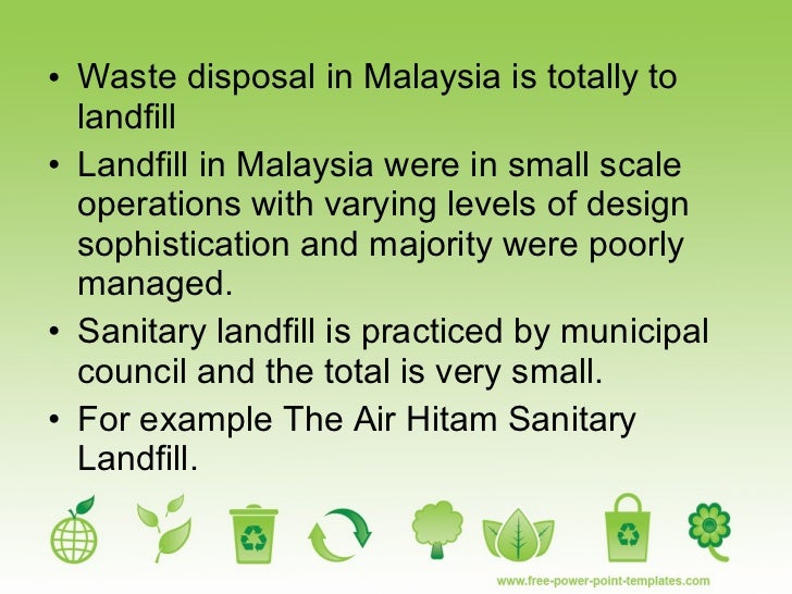 Municipal solid waste management in malaysia
