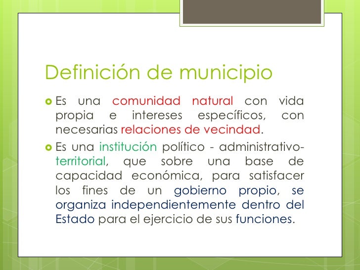 Municipios en argentina